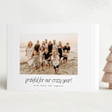 "Crazy Year" - Holiday Cards in Pepper by Leah Ragain - Folded Card