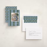 "Painted Stripes" - Holiday Cards in Juniper by Cindy Reynolds - Assembled
