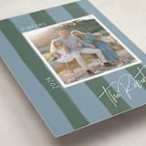 "Painted Stripes" - Holiday Cards in Juniper by Cindy Reynolds - Detail