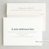 "Sometime" - Holiday Cards in Snowflake by Hudson meet Rose - FREE Recipient Addressing