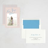 "Inscribed" - Holiday Cards in Cotton Candy by Pixel and Hank - Assembled