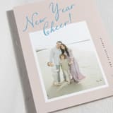 "Inscribed" - Holiday Cards in Cotton Candy by Pixel and Hank - Detail