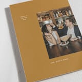 "Bare Minimum" - Holiday Cards in Golden Hour by Bramble Studio - Detail