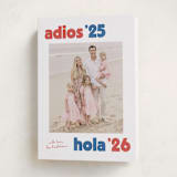 "adios" - Holiday Cards in Azure by Megan Davis - Folded Card