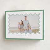 "Party Squiggle" - Holiday Cards in Spearmint by Blustery August - Folded Card