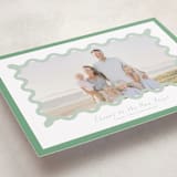 "Party Squiggle" - Holiday Cards in Spearmint by Blustery August - Detail