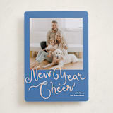 "Meringue" - Holiday Cards in Blueberry by Megan Davis - Front