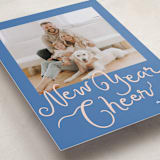 "Meringue" - Holiday Cards in Blueberry by Megan Davis - Detail