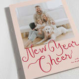 "Meringue" - Holiday Cards in Candied Grapefruit by Megan Davis - Detail