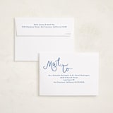 "Meringue" - Holiday Cards in Blueberry by Megan Davis - FREE Recipient Addressing