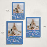 "Meringue" - Holiday Cards in Blueberry by Megan Davis - Formats Available