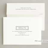 "Simply Put" - Holiday Cards in Snow by Angela Garrick - FREE Recipient Addressing
