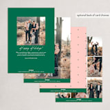 "All of the Above" - Holiday Cards in Santa’s Underpants by Hudson meet Rose - Back of Card Options