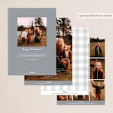 "Flair" - Holiday Cards in Snow by Nicoletta Savod - Back of Card Options