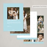 "Sweet & Simple" - Holiday Cards in Icy Blue by JoAnn Jinks - Back of Card