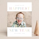 "Colorful Year" - Holiday Cards in Rainbow by Michelle Taylor - Front