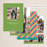 "Colorful Year" - Holiday Cards in Rainbow by Michelle Taylor - Back of Card Options