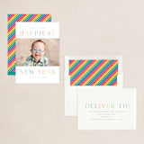 "Colorful Year" - Holiday Cards in Rainbow by Michelle Taylor - Assembled