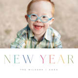 "Colorful Year" - Holiday Cards in Rainbow by Michelle Taylor - Detail