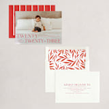 "Nebo" - Holiday Cards in Poinsettia by Wildfield Paper Co - Assembled