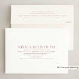 "Nebo" - Holiday Cards in Poinsettia by Wildfield Paper Co - FREE Recipient Addressing
