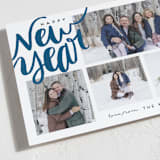 "Corner Script" - Holiday Cards in Water by Alethea and Ruth - Detail