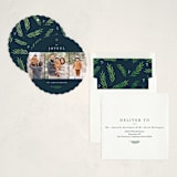 "Be Joyful" - Holiday Ornament Cards in Navy by Kelly Schmidt - Assembled