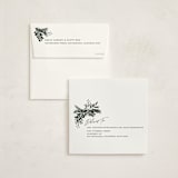 "Christmas Time is Here" - Holiday Ornament Cards in Winter Night by Design Lotus - FREE Recipient Addressing