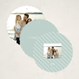 "Wintertide" - Holiday Ornament Cards in Snowflake by Jessica Williams - Back of Card Options
