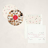 "Family Tree" - Holiday Ornament Cards in Merlot by fatfatin - Assembled