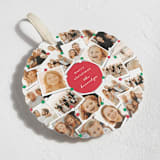 "Family Tree" - Holiday Ornament Cards in Merlot by fatfatin - Detail
