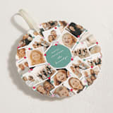 "Family Tree" - Holiday Ornament Cards in Mint by fatfatin - Detail