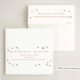 "Family Tree" - Holiday Ornament Cards in Merlot by fatfatin - FREE Recipient Addressing