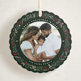 "Petite Botanicals" - Holiday Ornament Cards in Holiday by Susan Moyal - Front