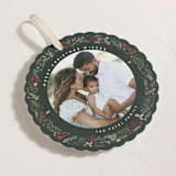 "Petite Botanicals" - Holiday Ornament Cards in Holiday by Susan Moyal - Detail