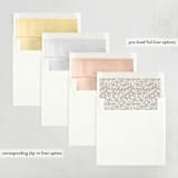"Petite Botanicals" - Holiday Ornament Cards in Sugar Cookie by Susan Moyal - Envelope Liner Options