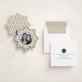 "Ornate" - Holiday Ornament Cards in Pine by Jennifer Lew - Fully Customized