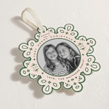 "Ornate" - Holiday Ornament Cards in Pine by Jennifer Lew - Detail