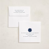 "Ornate" - Holiday Ornament Cards in Navy by Jennifer Lew - FREE Recipient Addressing
