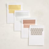 "Ornate" - Holiday Ornament Cards in Navy by Jennifer Lew - Envelope Liner Options