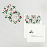"Winter Wreath" - Holiday Ornament Cards in Wreath by Yuliya Evseeva - Assembled