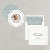 "Evergreen Wreath" - Holiday Ornament Cards in Frost by Itsy Belle Studio - Assembled