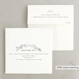 "Evergreen Wreath" - Holiday Ornament Cards in Frost by Itsy Belle Studio - FREE Recipient Addressing