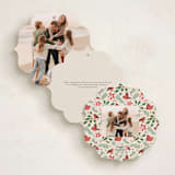 "A little more merry" - Holiday Ornament Cards in Robin by Paper Sun Studio - Back of Card Options