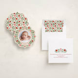 "A little more merry" - Holiday Ornament Cards in Robin by Paper Sun Studio - Assembled