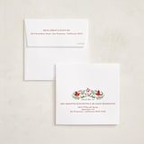 "A little more merry" - Holiday Ornament Cards in Robin by Paper Sun Studio - FREE Recipient Addressing