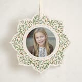 "gentle greenery" - Holiday Ornament Cards in Pudding by Anastasia Makarova - Front