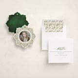 "gentle greenery" - Holiday Ornament Cards in Pudding by Anastasia Makarova - Fully Customized