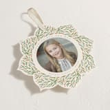 "gentle greenery" - Holiday Ornament Cards in Pudding by Anastasia Makarova - Detail