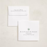 "Snowflake Story" - Holiday Ornament Cards in Pine Needle by Kampai Designs - Envelope Addressing
